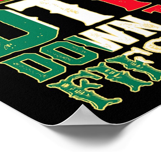 DTF naar Fiesta Mexico Cinco de Mayo Mannen Mexico Poster (Hoek)