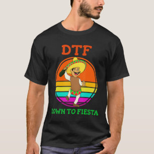 DTF naar Fiesta T-shirt Funny Cinco de Mayo Cos