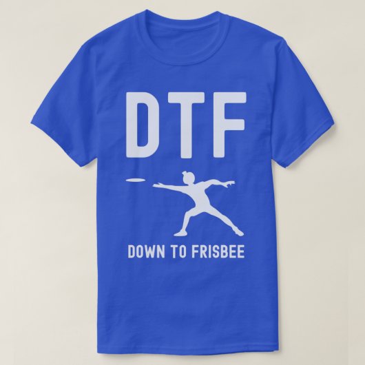 DTF naar Frisbee Classic TShirt (Design voorkant)