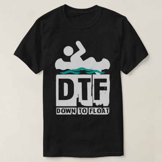 DTF neer aan Vloer T-shirt (Design voorkant)