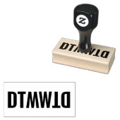 DTMWTD vertel me niet wat ik moet doen Stamp Rubberstempel (Gestempeld)