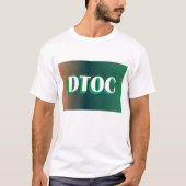 DTOC Bold Tech Logo – Modern Gradient Business T-shirt (Voorkant)