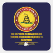 DTOM - Verplichting Vierkante Sticker (Voorkant)