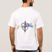 DTP Rainbow-Logo-Shirt T-shirt (Achterkant)