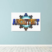 DTW-architecten — Merch Canvas Afdruk (Insitu (Houten vloer))