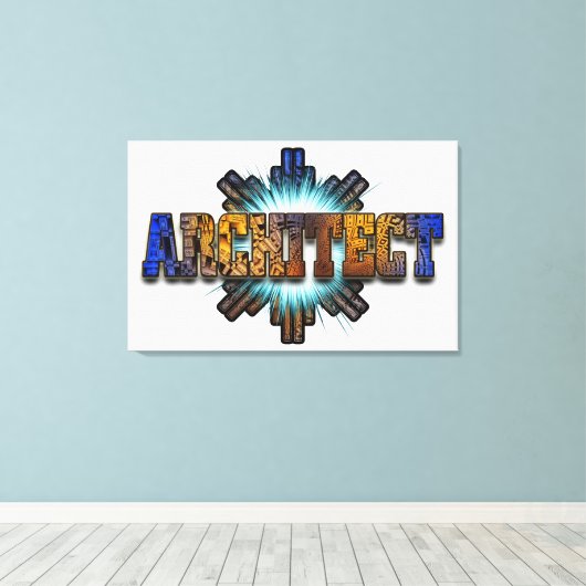 DTW-architecten — Merch Canvas Afdruk (Insitu (Houten vloer))