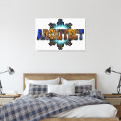 DTW-architecten — Merch Canvas Afdruk (Insitu (Slaapkamer))