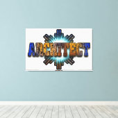 DTW-architecten — Merch Canvas Afdruk (Insitu (Houten vloer))