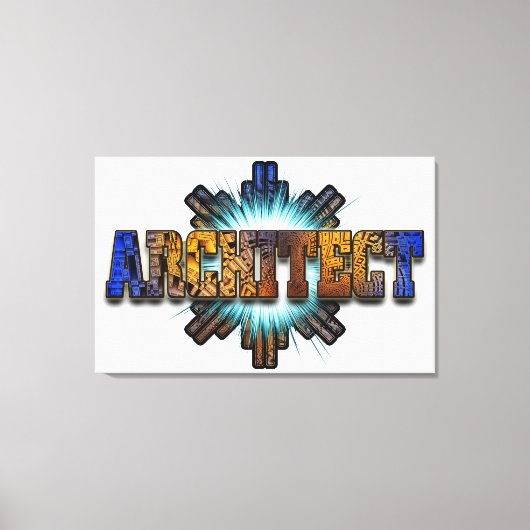 DTW-architecten — Merch Canvas Afdruk (Voorkant)
