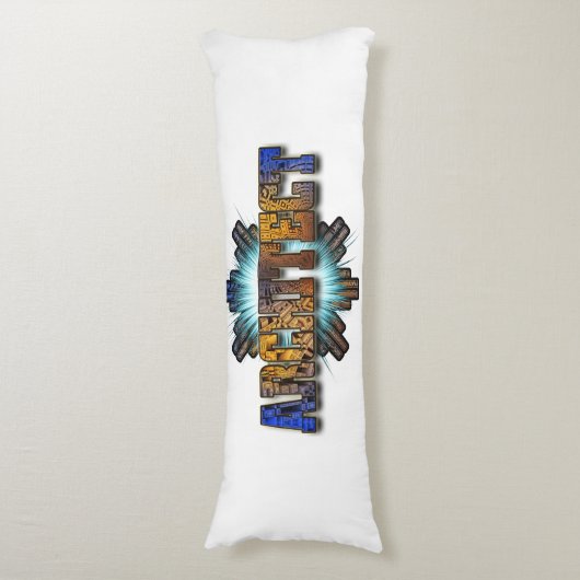 DTW-architecten — Merch Lichaamskussen (Voorkant Verticaal)