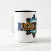 DTW-architecten — Merch Tweekleurige Koffiemok (Voorkant links)