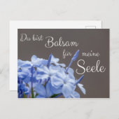Du bist Balsam für meine Seele! Briefkaart (Voorkant / Achterkant)