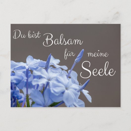 Du bist Balsam für meine Seele! Briefkaart (Voorkant)