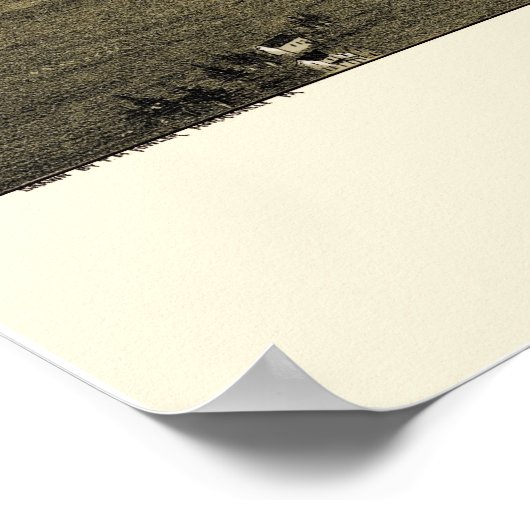 Du Bois, PA Panorama Kaart - 1895 Poster (Hoek)