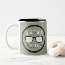 Du Circle Logo 2020 KoffieMok Tweekleurige Koffiemok