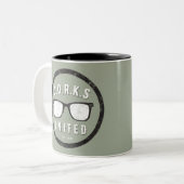 Du Circle Logo 2020 KoffieMok Tweekleurige Koffiemok (Voorkant links)