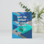 Du gegen die Physik – Marble Madness Postkarte Briefkaart (Staand voorkant)