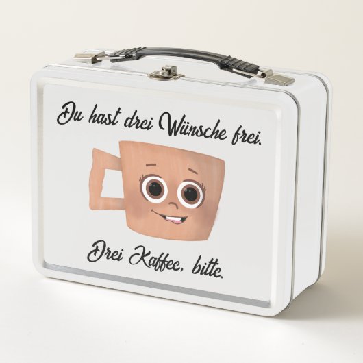 Du hast drei Wünsche frei. Drei Kaffee, bitte. (Voorkant)