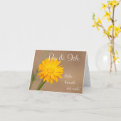 Du & Ich - Mehr brauch ich nich! Kaart (Gele Bloem)