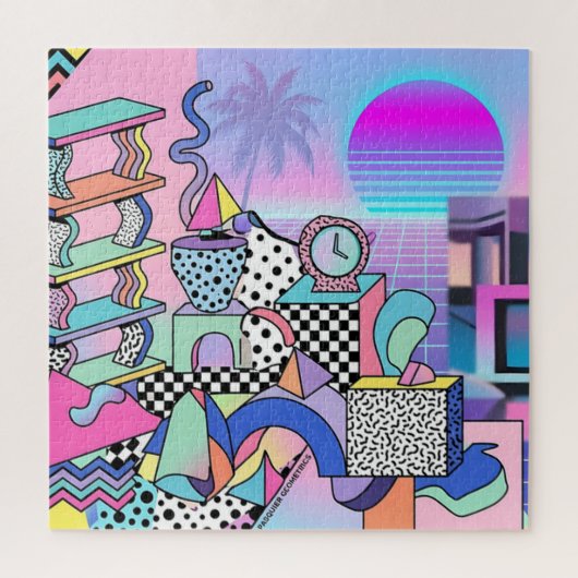 Du Pasquier Geometrics Revisited Legpuzzel (Verticaal)