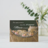 Du sagst ja immer, dass Du dringend Mäuse brauchst Briefkaart (Staand voorkant)