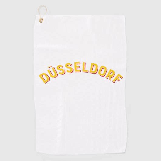 Dü sseldorf,  Arch Duitsland Golfhanddoek (Voorkant)