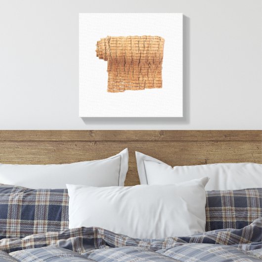 Du Zhong Canvas Afdrukken (Insitu (Slaapkamer))