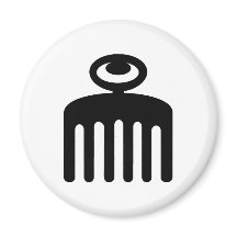 Duafe | Symbool Adinkra voor Feminine Beauty