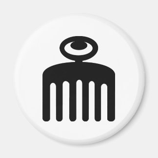 Duafe | Symbool Adinkra voor Feminine Beauty Magneet