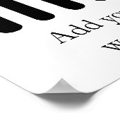 Duafe | Symbool Adinkra voor Feminine Beauty Poster (Hoek)