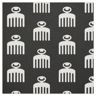 Duafe   Symbool Adinkra voor Feminine Beauty Stof