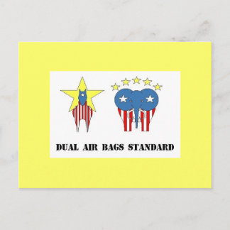 DUAL AIR BAGS STANDARD BRIEFKAART DEMOCRAT