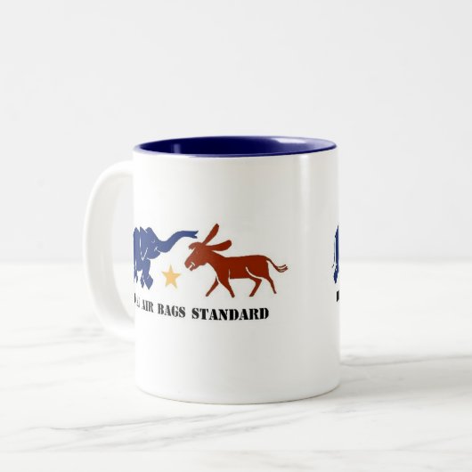 DUAL AIR BAGS STANDARD COFFEE MOK REPUBLICAN (Voorkant links)