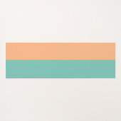 Dual Aqua Oranje Pastelyoga Mat (Achterkant (horizontaal))