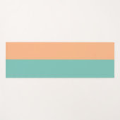 Dual Aqua Oranje Pastelyoga Mat (Voorkant (horizontaal))