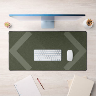 Dual Arrows Moss Green Desk Mat – 