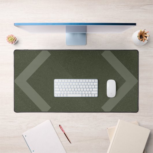 Dual Arrows Moss Green Desk Mat –  (Kantoor 1)