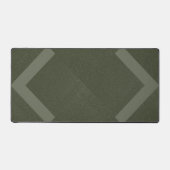 Dual Arrows Moss Green Desk Mat –  (Voorkant)