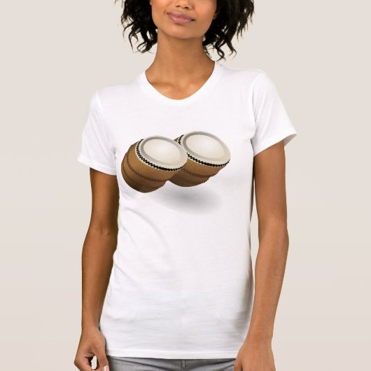 Dual Bongos Dames T-Shirt (Voorkant)