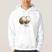 Dual Bongos Mannen Hoodie (Voorkant)