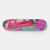 Dual cassette boombox スケートボード persoonlijk skateboard (Horizontaal)