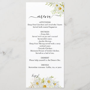 Dual Chrysanthemum groen bruiloft menu