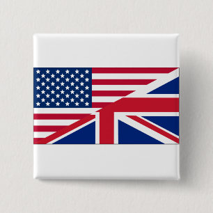 Dual Citizen Amerikaanse & Britse Button