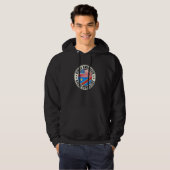 Dual Citizenship American Congolese Congo Usa Flag Hoodie (Voorkant volledig)