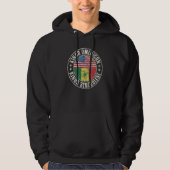 Dual Citizenship American Senegalese Senegal Usa F Hoodie (Voorkant)