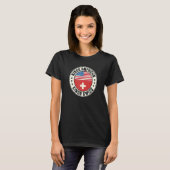 Dual Citizenship American Swiss Switzerland Usa Fl T-shirt (Voorkant volledig)