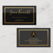 Dual Column Tone Colors Professional Chauffeur Visitekaartje (Voorkant / Achterkant)