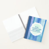 DUAL COMPOSITION BLUE HALF BLANK/WIDE RULL NOTITIEBOEK (Binnen)