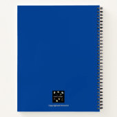 DUAL COMPOSITION BLUE HALF BLANK/WIDE RULL NOTITIEBOEK (Achterkant)