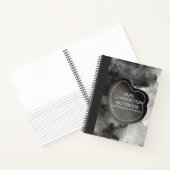 DUAL COMPOSITION GRAY HALF BLANK/WIDE RULL NOTITIEBOEK (Binnen)